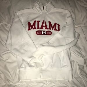 🚫‼️SOLD‼️🚫 Small Jansport Miami of Ohio Half-Zip